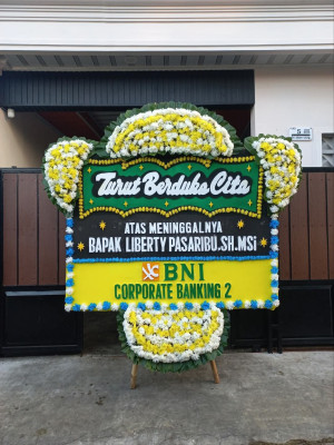 Papan Bunga Duka di Tanjung Balai Kota Ii