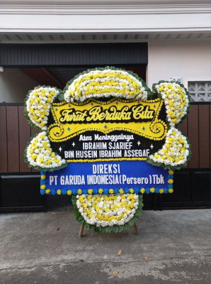 Papan Bunga Duka di Tanjung Balai Kota Ii